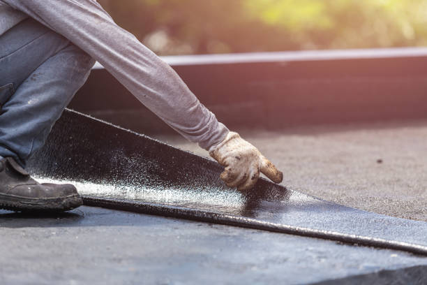 Professional Waterproofing technician working in Coats, KS